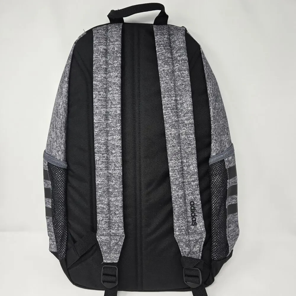 Adidas Backpack Color Gray/Black Shoulder Strap Utility Pockets New